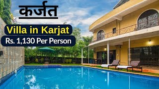 Bungalow in Karjat with swimming pool | Villa in karjat with swimming poo | farmhouse in karjat