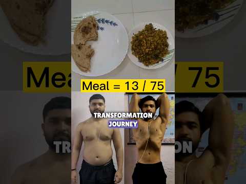 Day 13 / 75 Hard Balanced Meal Challenge + fat loss transformation journey #shorts