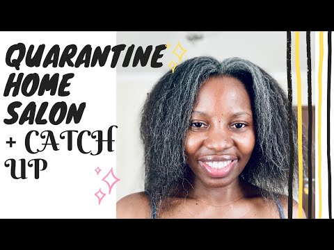 VLOG:RETOUCHING MY HAIR AT HOME AND SOME CHITCHAT |JOY QUINT