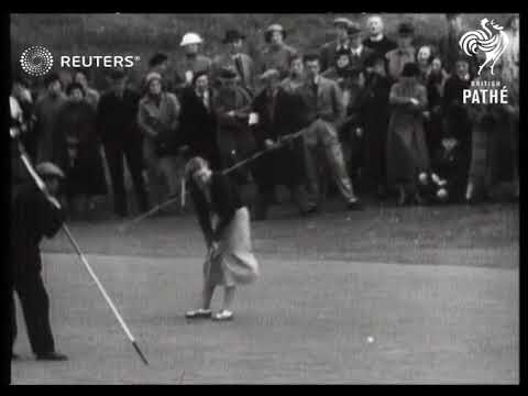 1936 British Ladies Amateur Golf Championship title won by nineteen-year old Pamela Barton (1936)