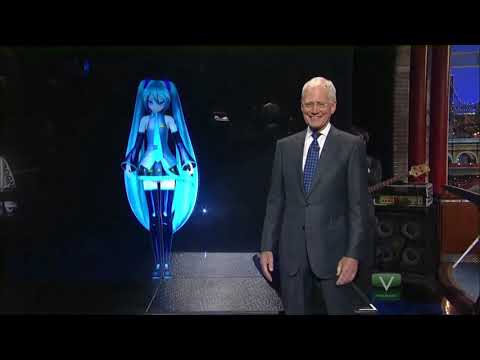 [TV Show] Hatsune Miku “LIVE” on David Letterman’s ‘The Late Show’ (Subtitles cc)