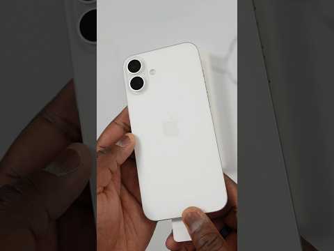 iPhone 16 Plus Unboxing: White!