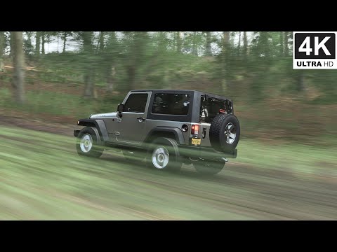 Going on a trip with Jeep Wrangler Rubicon - Forza Horizon 4  - 4k60fps HDR