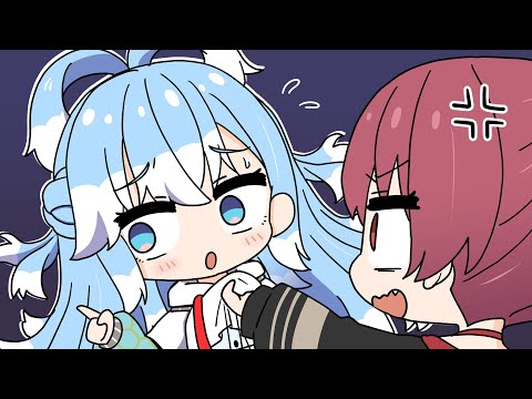 【手描き】チャットがマリンおばさんって・・・【宝鐘マリン/こぼ・かなえる/小鳥遊キアラ/ホロライブ/切り抜き漫画】