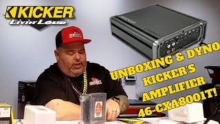 Kicker 46CXA8001T Amplifier Unboxing and Dyno by Big Jeff Audio