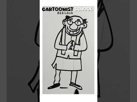 Best easy cartoon drawing | How to draw cartoon | shorts cartoon |