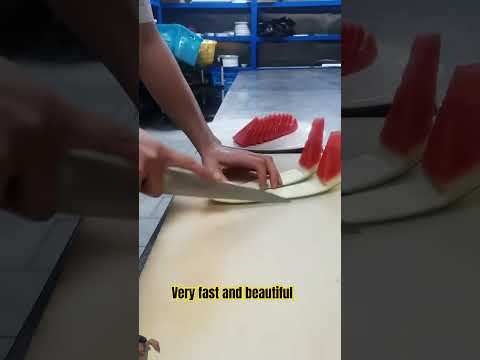 Very fast and beautiful #fruit #animation #watermelon #tips #video #food #fruitcutting #shortvideo