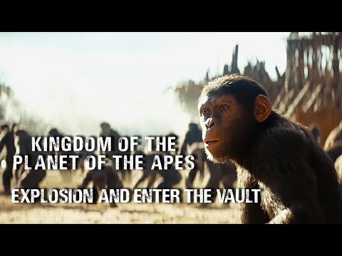 Kingdom Of The Planet Of The Apes 2024: Explosion And Enter Vault