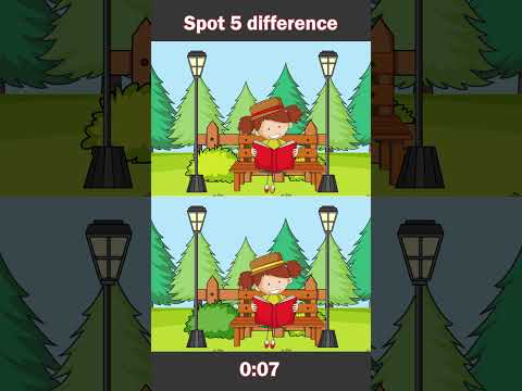 Spot The Difference Kid Reading Book | #shorts #spotthedifference #findthedifference