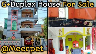 G+Duplex House for sale at Meerpet #flatforsale #duplexhouseforsale #propertyforsaleinhyderabad