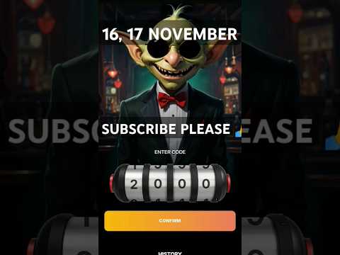 16 November Goblin Mine Game Code | Goblin Mine Game VIP Code | Goblin Mine Game Daily Code #goblin