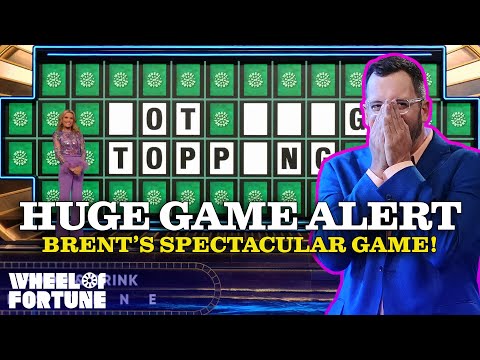 Brent's Incredible Game! | S42 | Wheel of Fortune