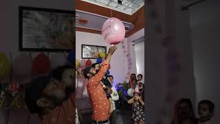 Birthday balloon 🎈🎈🎈🎈🎈 #Dhairya #viralvideo #trending #shorts @wondering mom official