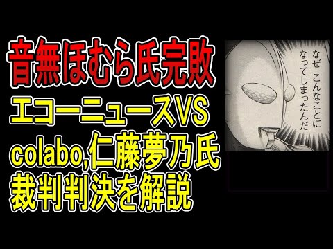 colabo、仁藤夢乃氏VS音無ほむら氏、裁判の判決を解説。ほむら氏完敗。名誉棄損にセクハラで多額の賠償命令