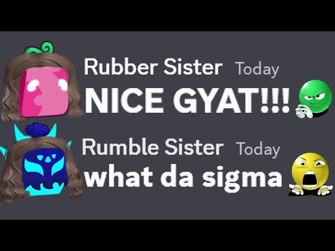 if RUBBER'S SISTER met RUMBLE'S SISTER...