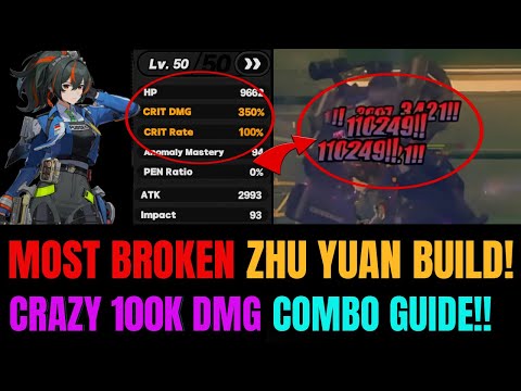 HIGHEST DAMAGE Build For C0-C6 Zhu Yuan! BEST Combo + Team + Weapon + Skill Rotations!