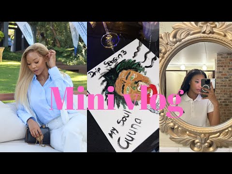 MINI VLOG; PAINT AND SIP W FRIENDS ,MAINTENANCE AND BASIC ERRANDS