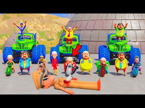 Motu Patlu Impssible Shotaro Bike And Parkour Ramp Challenge In Gta 5 || Gtawithpro