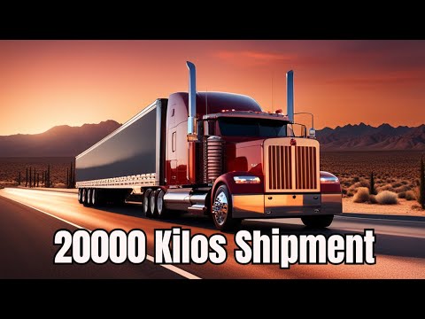 Transporting 20000 Kilos of Shipment - American Truck Simulator