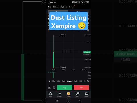 Xempire Dust listing finally come 2024! flop listing finally listed $X 2024!! #shorts #youtubeshorts