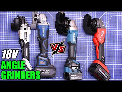 The Latest Angle Grinders from Milwaukee, Hart & Makita Dyno'd v Harbor Freight