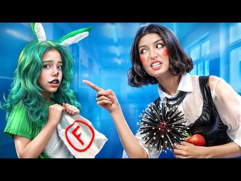 KID vs MISS DELIGHT in School! GOOD Teacher vs EVIL Teacher! SCHOOL HACKS