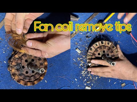 coil remove simple tips and trick \ How to open fan \ ceiling fan repairs \ fan coils change #fan