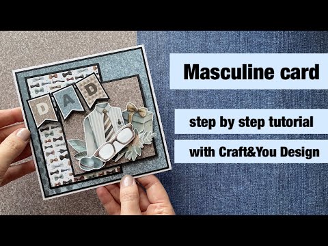 Quick and simple masculine card #onesketchchallenge23