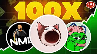 BEST 3 MEME COINS TO Buy Now to 100X Your Money?!? (FLIP $1k to $100k?!)