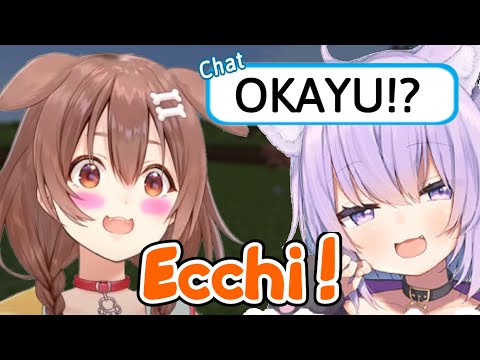 Both Korone & Chat Weren't Prepared for Okayu's Sudden Sensitive Phrase [Hololive]