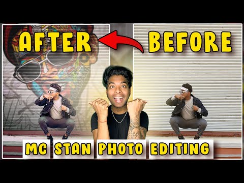 MC STAN PHOTO EDITING TUTORIAL HINDI | PRANAV PG