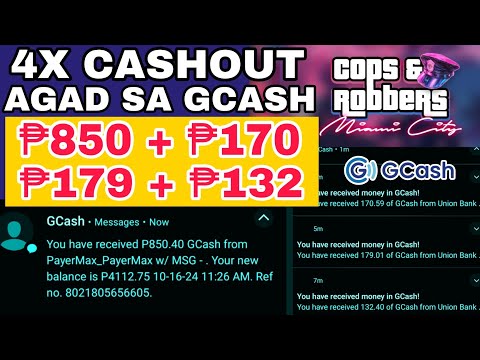 4X CASHOUT AGAD SA GCASH! COPS & ROBBERS APP REVIEW | LEGIT EARNING APP 2024 GCASH