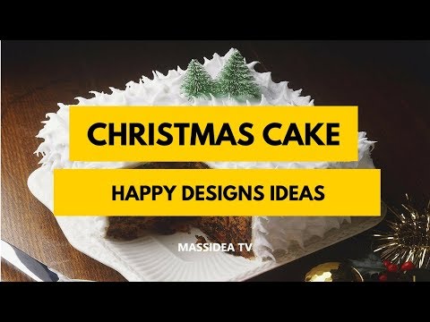 45+ Best A Happy Christmas Cake Designs Ideas 2018