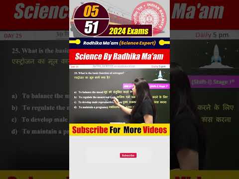 #05 Railway 2024 Exams | Science Questions | RRB NTPC #groupd #viral #ntpc #rrb #rpf