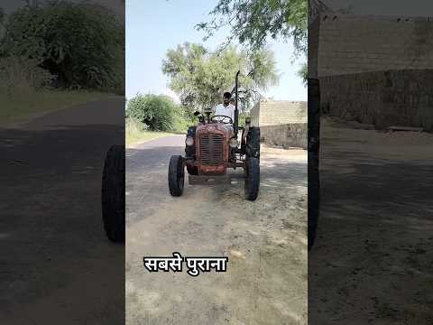 पुराने टैक्टर को चलाया #tractarlover #massey #farming