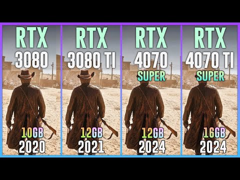 RTX 3080 vs RTX 3080 TI vs RTX 4070 SUPER vs RTX 4070 TI SUPER - Test in 20 Games