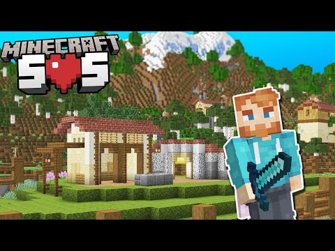 Building my RANCH on Minecraft SOS - Hardcore SMP