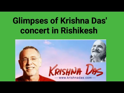 Glimpses of Krishna Das' concert in Rishikesh, India