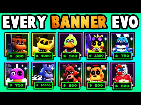 I Got EVERY *NEW* BANNER EVO UNIT! (Five Nights TD)