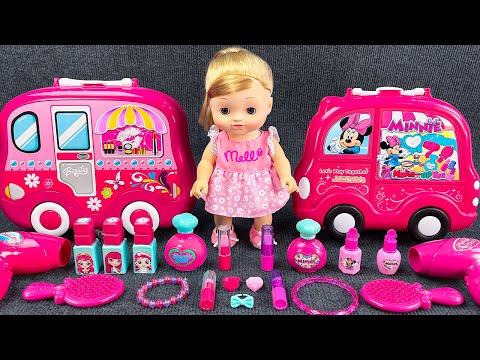 [🌟Toy ASMR🌟] Satisfying with Unboxing Makeup Set, Pink and Blue Beauty Playset | Review Toys ASMR