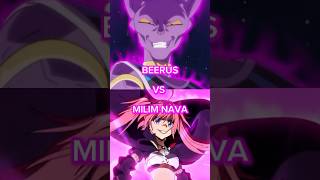 Beerus (Dragon Ball) Vs Milim Nava (Tensura) - Fantasy Faceoff #beerus #milim #milimnava #anime