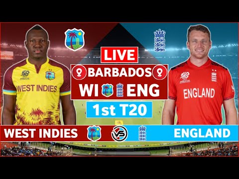 West Indies vs England 1st T20 Live Scores | WI vs ENG 1st T20 Live Scores & Commentary