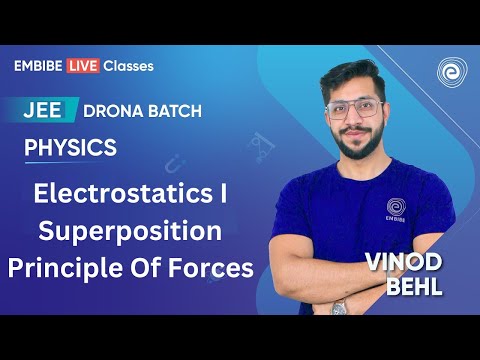 Electrostatics I Superposition Principle Of Forces  I JEE 2025 | Vinod Bhel