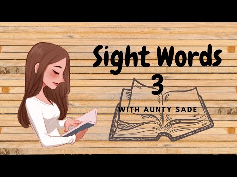 Sight Words 3 || Let's look at the Sight Words!!