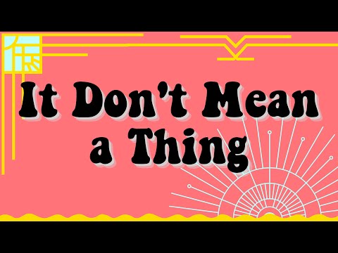 It Don't Mean a Thing | Jukebox Time Machine (instrumental)