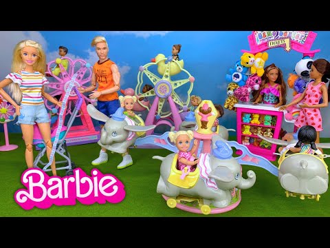 Barbie & Ken Doll Family Toddler Carnival Story