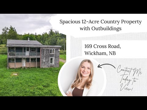 FOR SALE - Spacious 12-Acre Country Property with Outbuildings⁠!