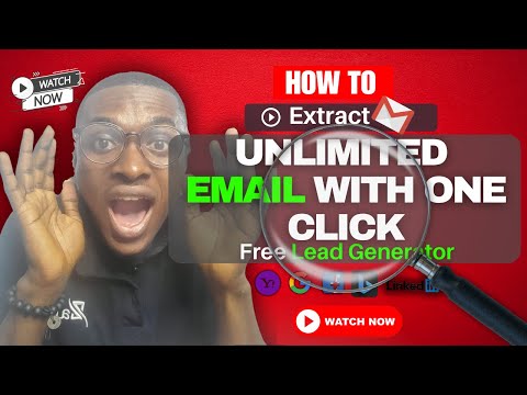 Generate Quality Leads For Free With One Click🔥Email Extractor | Lead Generation - email scraper