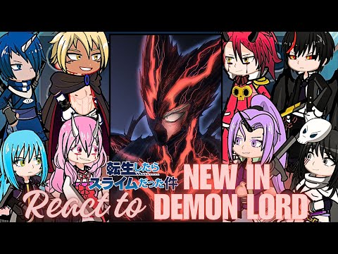 Rimuru Tempest react to garou as new in demon lord | one punch man saitama  | Gacha life 2 | slime |