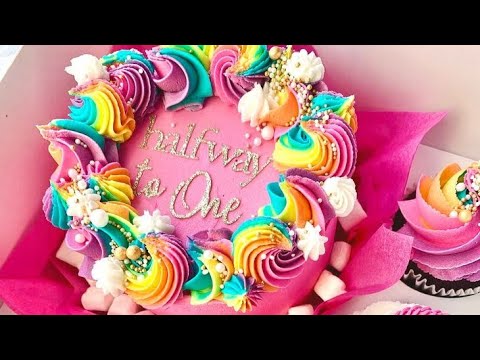 Cake Making Vedio| Colourful Cake Decorating Compilation|Most Satisfying Cake Vedio @RubyCake